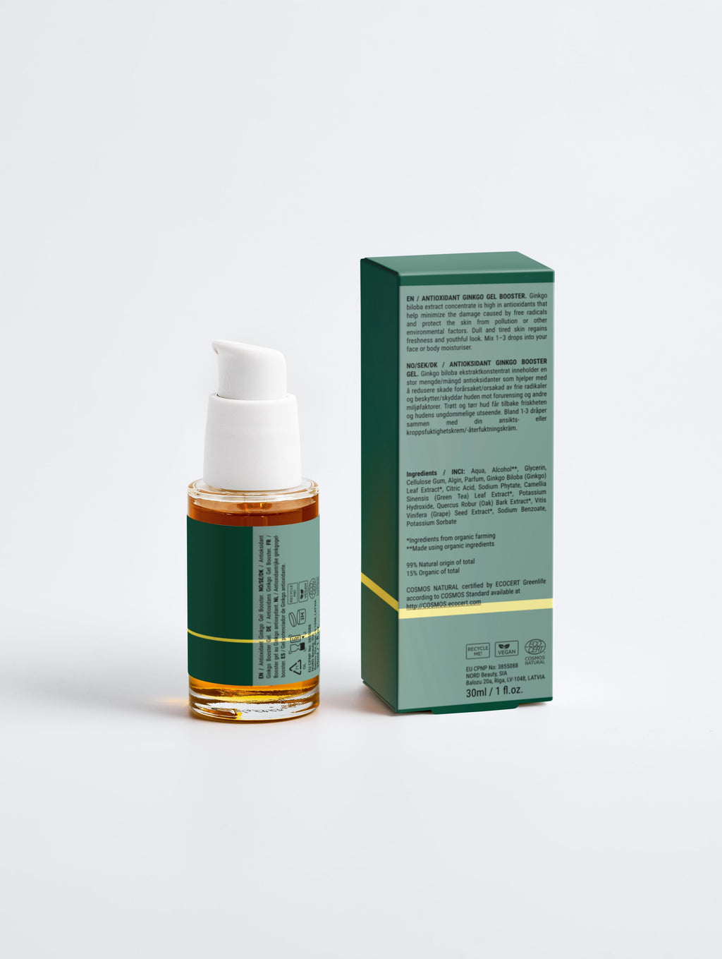 Antioxidant Ginkgo Gel Booster