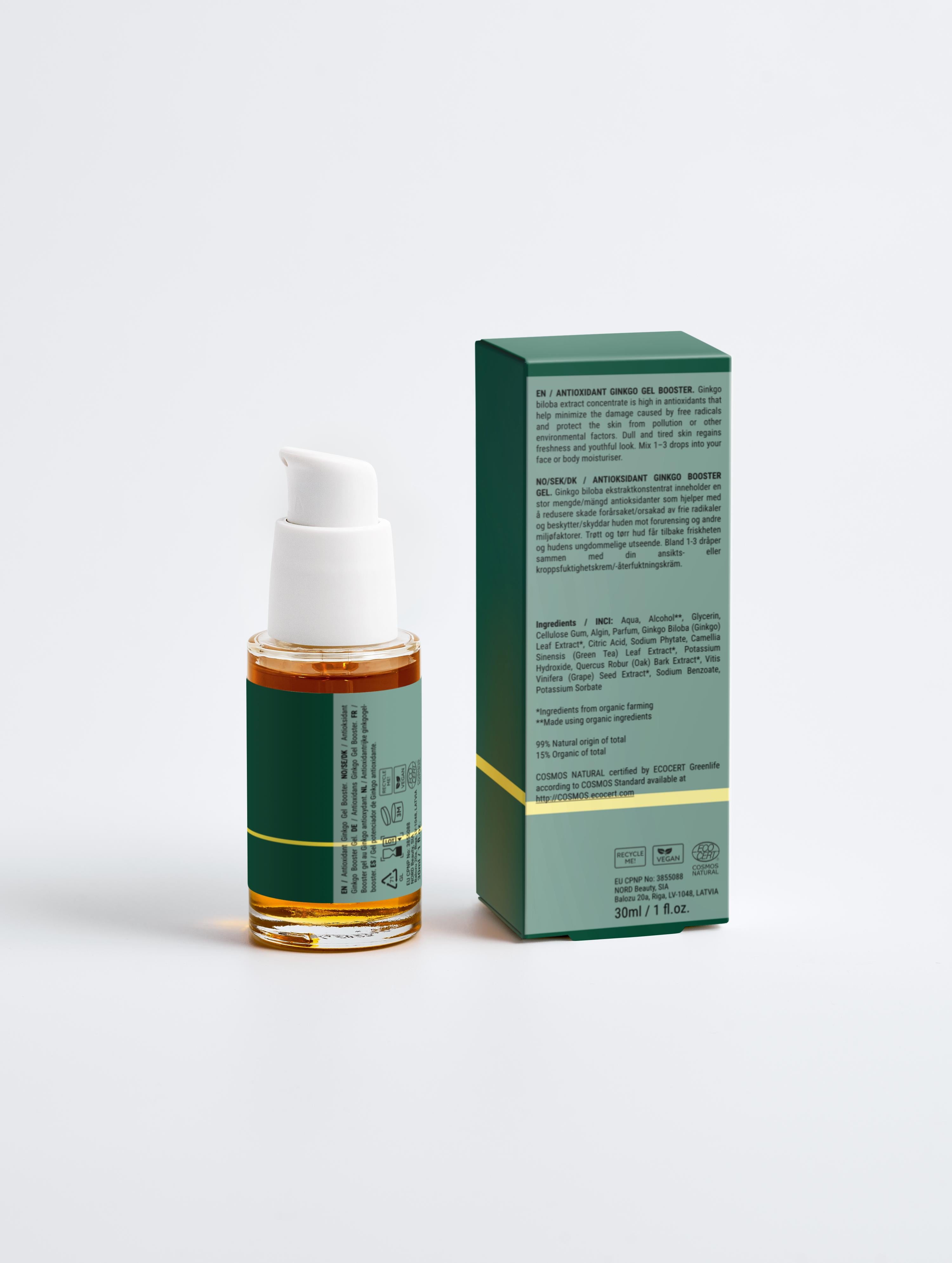 Antioxidant Ginkgo Gel Booster