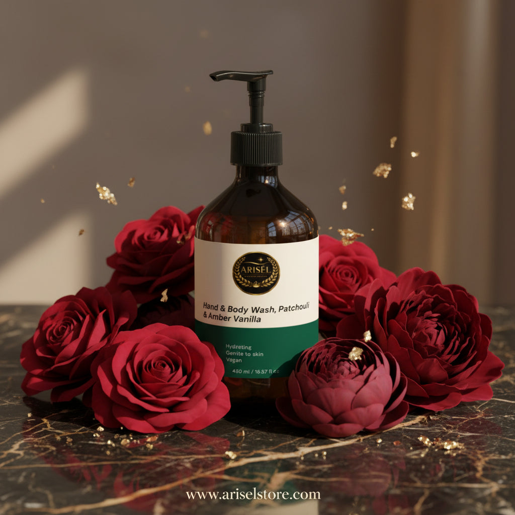 Hand & Body Wash, Patchouli & Amber Vanilla